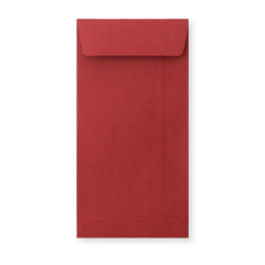 Envelope vermelho vertical 220x110 mm (DL)