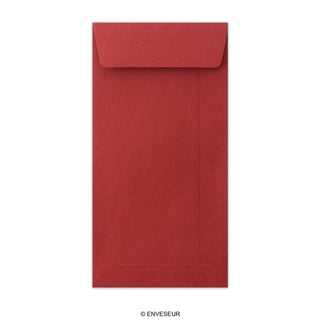Envelope vermelho vertical 220x110 mm (DL)