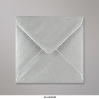 Envelope prateado metálico 130x130 mm
