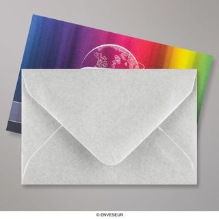Envelope prateado metálico 62x94 mm