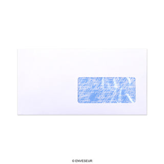 Envelope branco com janela 115x225 mm