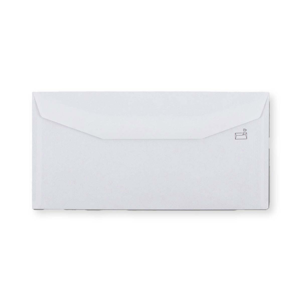 Envelope branco com impressão interior 110x220 mm (DL) 80gr/m²
