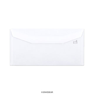 Envelope branco com impressão interior 110x220 mm (DL) 80gr/m²