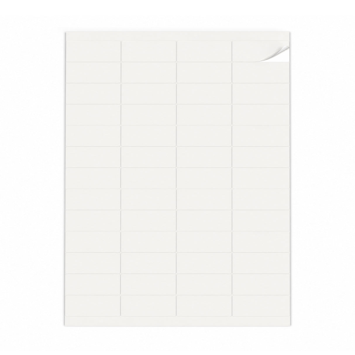 Packs de etiquetas brancas XS - 100 folhas