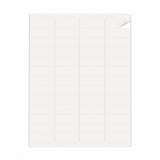 Packs de etiquetas brancas XS - 100 folhas