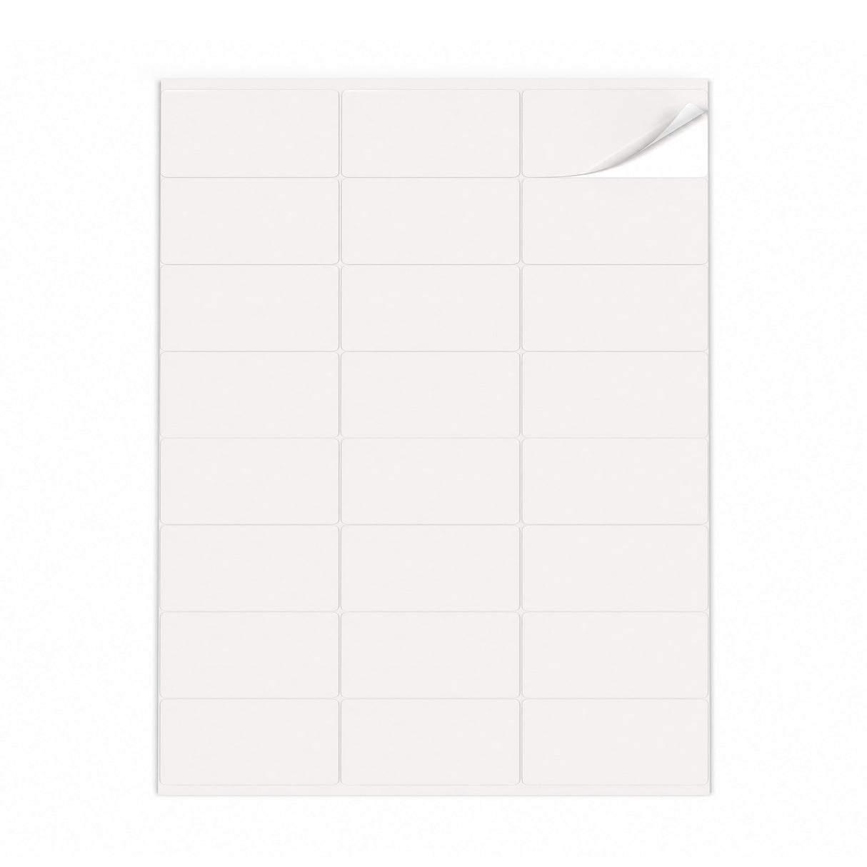 Packs de etiquetas brancas S - 100 folhas
