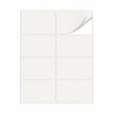 Packs de etiquetas brancas ML - 100 folhas