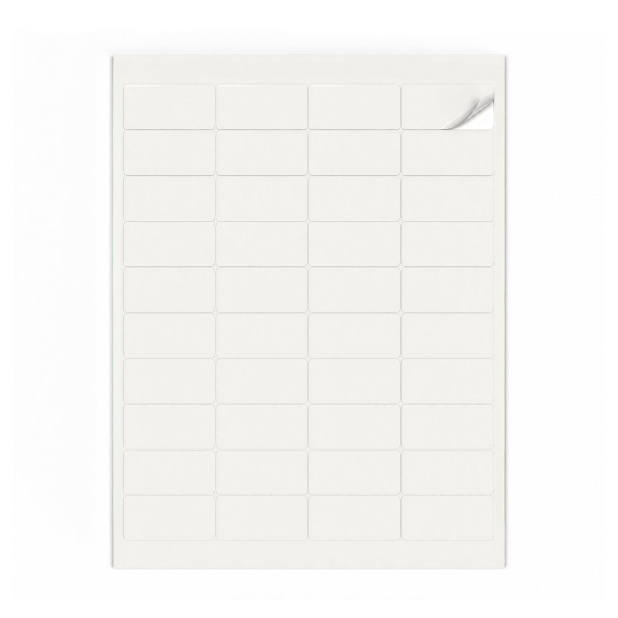 Packs de etiquetas brancas XS - 100 folhas