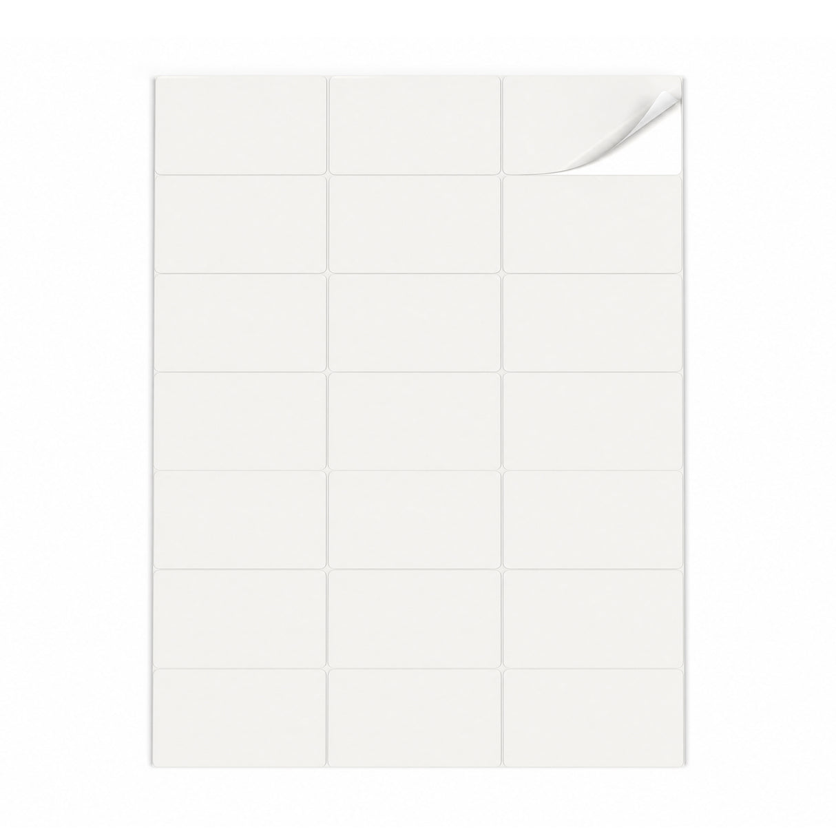 Packs de etiquetas brancas S - 100 folhas
