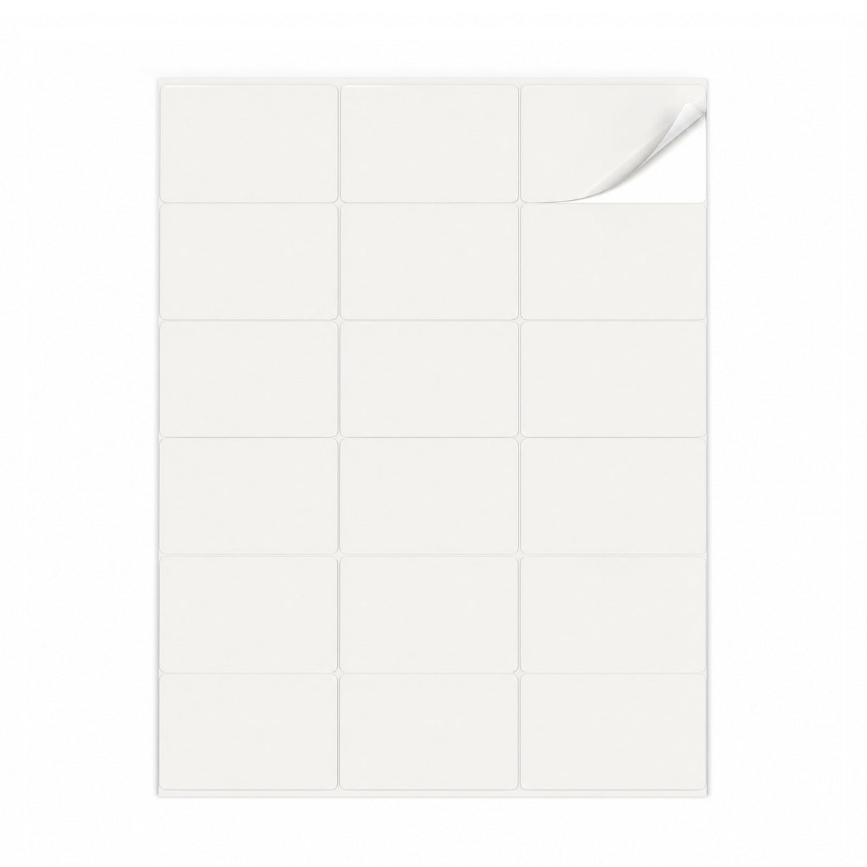 Packs de etiquetas brancas M - 100 folhas