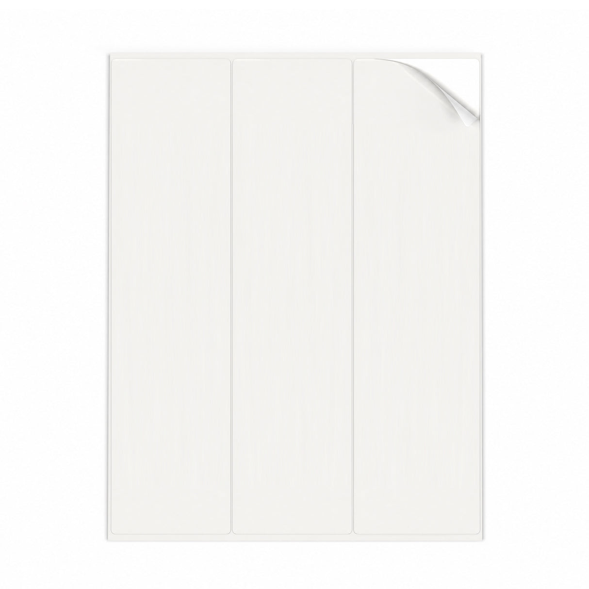 Packs de etiquetas brancas XL - 100 folhas