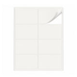 Packs de etiquetas brancas ML - 100 folhas