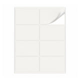 Packs de etiquetas brancas ML - 100 folhas