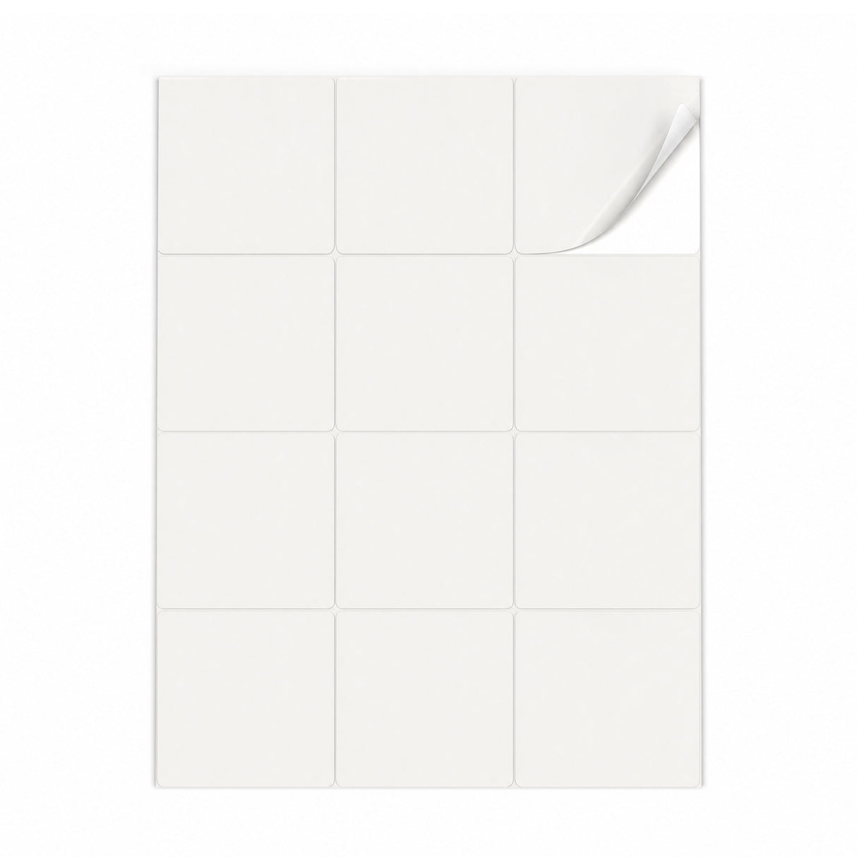 Packs de etiquetas brancas ML - 100 folhas