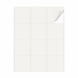 Packs de etiquetas brancas ML - 100 folhas