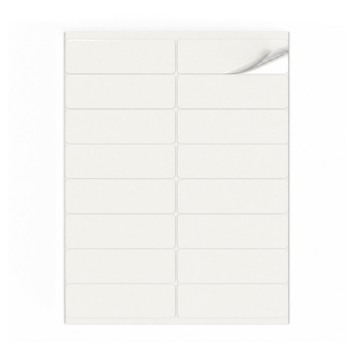 Packs de etiquetas brancas M - 100 folhas