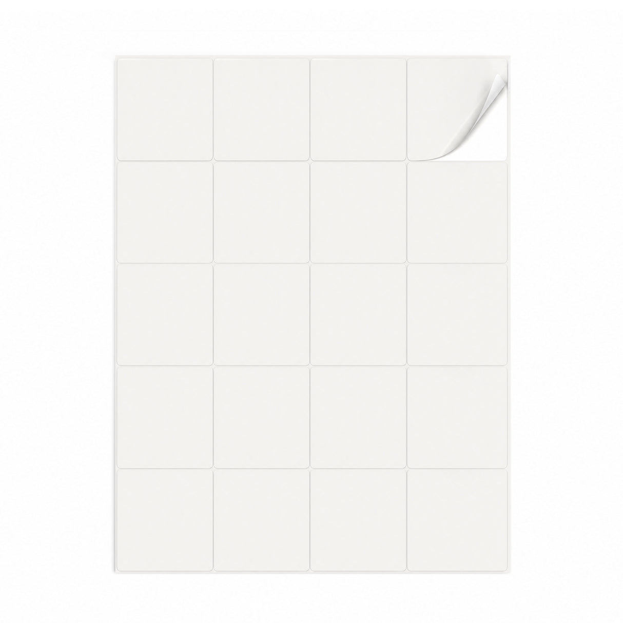 Packs de etiquetas brancas M - 100 folhas