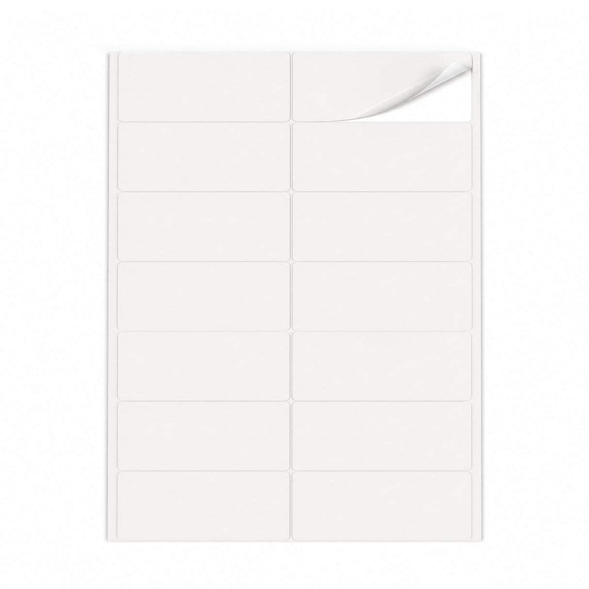 Packs de etiquetas brancas M - 100 folhas