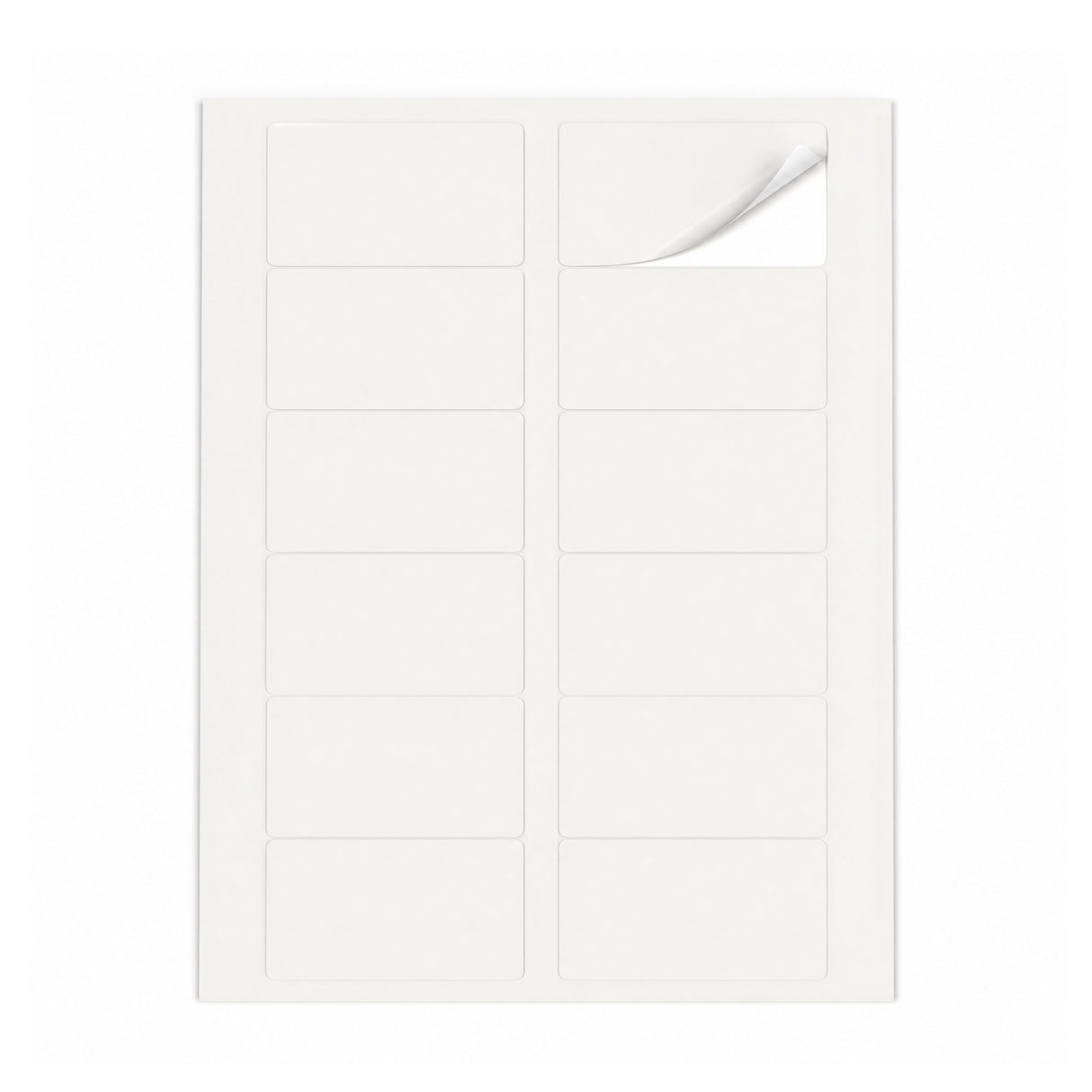 Packs de etiquetas brancas M - 100 folhas