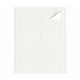 Packs de etiquetas brancas M - 100 folhas