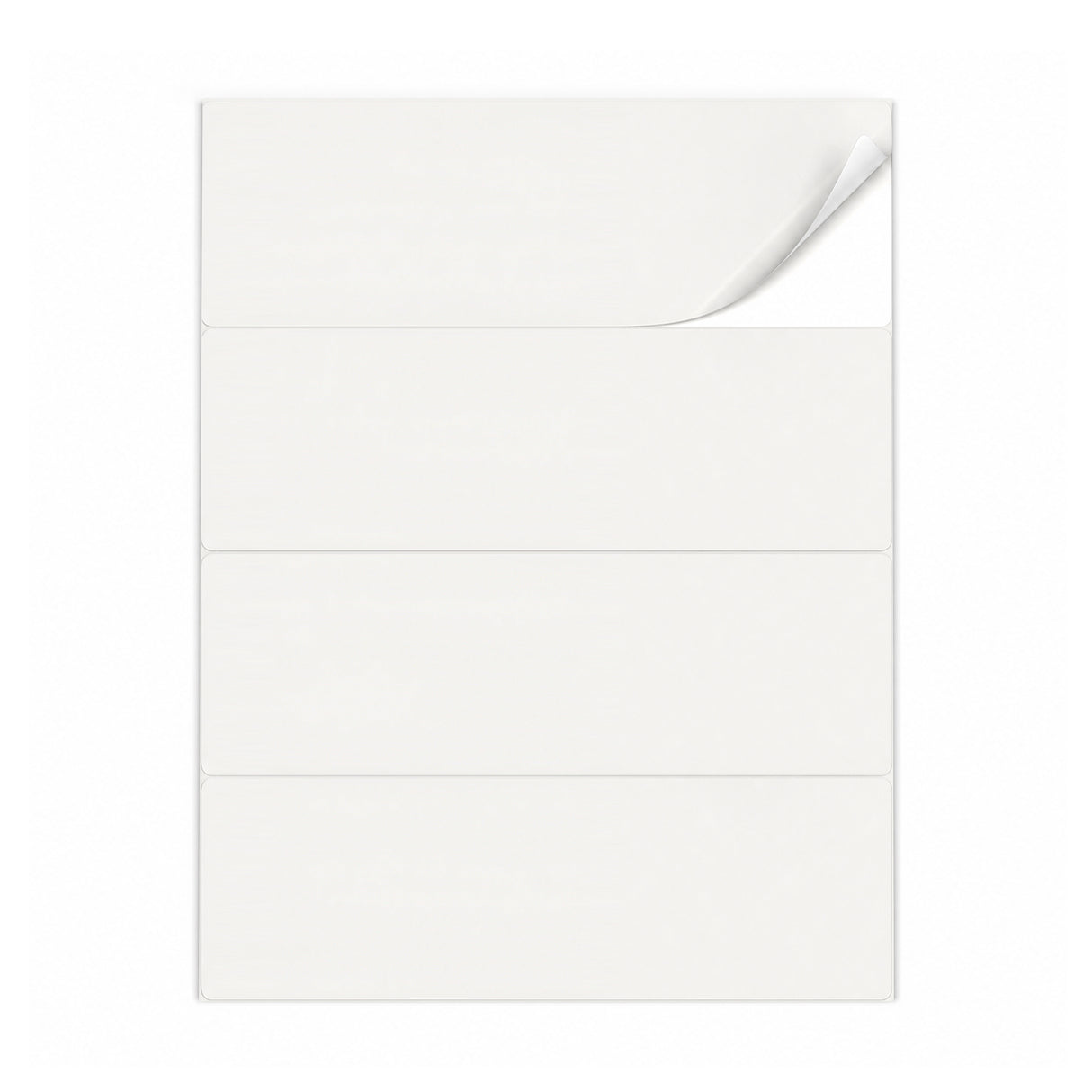 Packs de etiquetas brancas L - 100 folhas