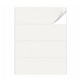Packs de etiquetas brancas L - 100 folhas