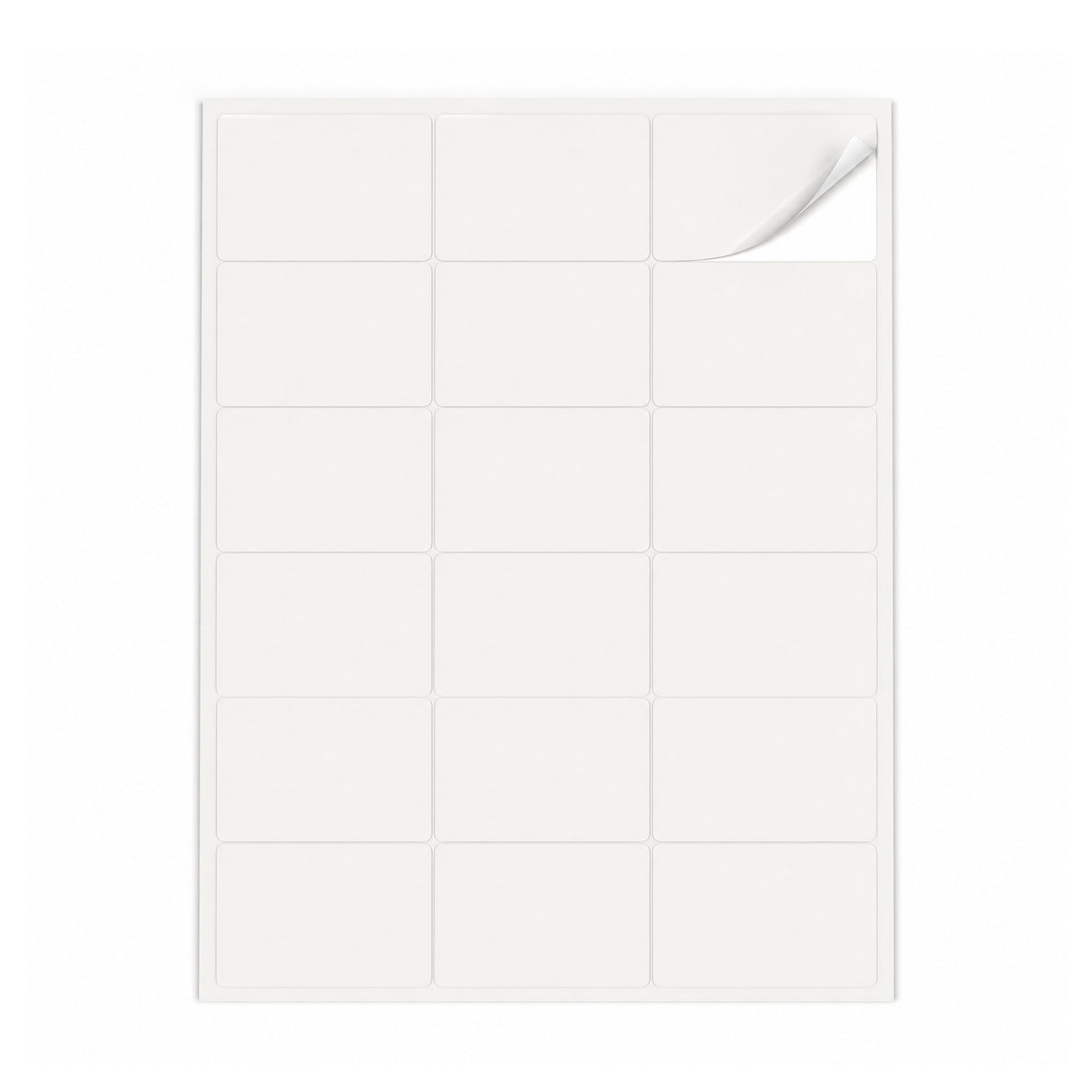 Packs de etiquetas brancas S - 100 folhas