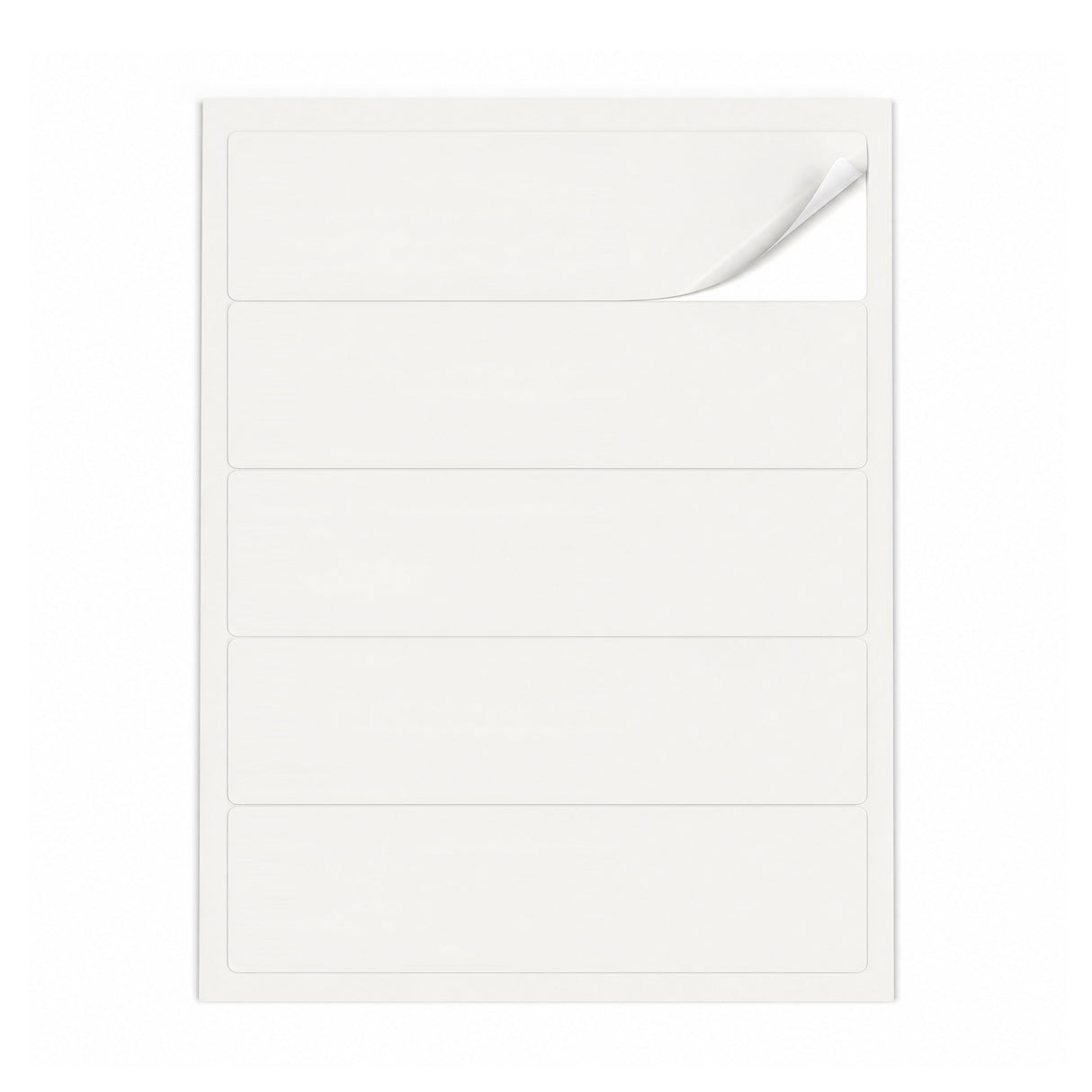 Packs de etiquetas brancas L - 100 folhas