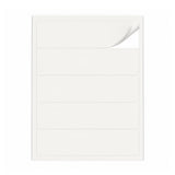 Packs de etiquetas brancas L - 100 folhas