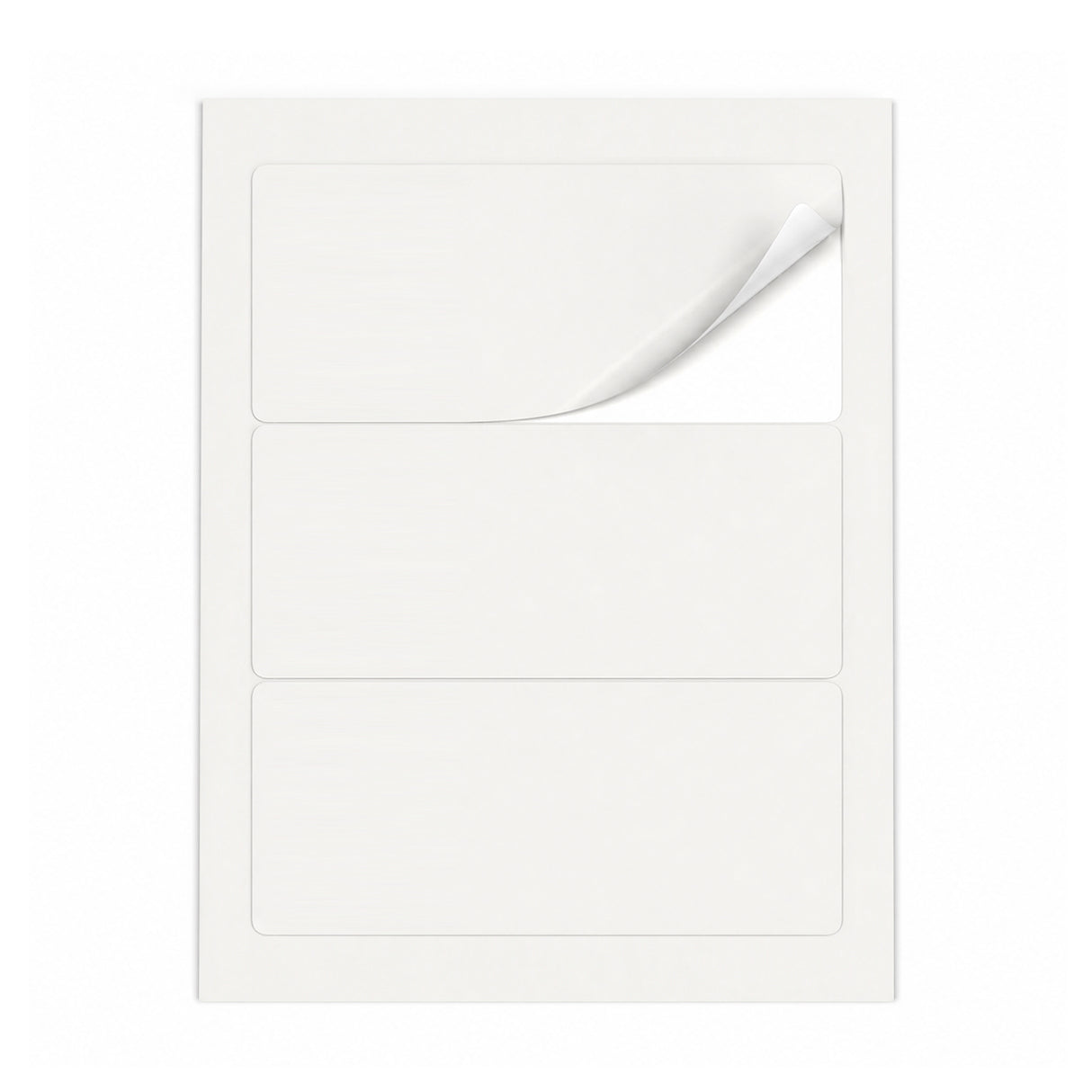 Packs de etiquetas brancas L - 100 folhas