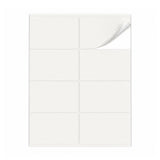 Packs de etiquetas brancas ML - 100 folhas