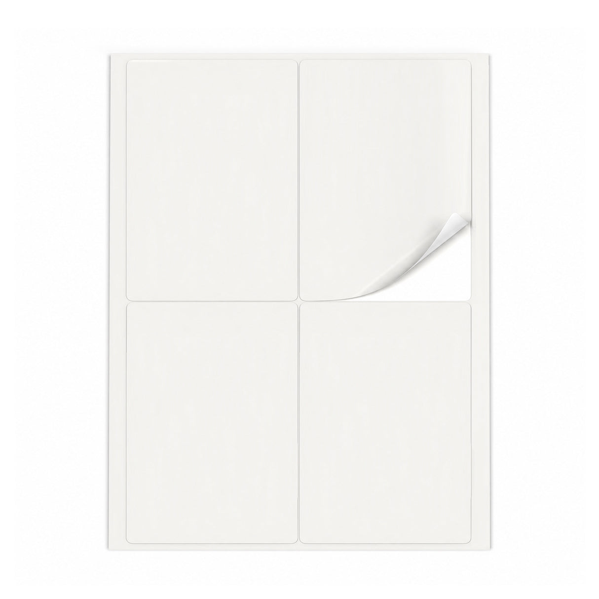 Packs de etiquetas brancas L - 100 folhas