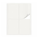 Packs de etiquetas brancas L - 100 folhas