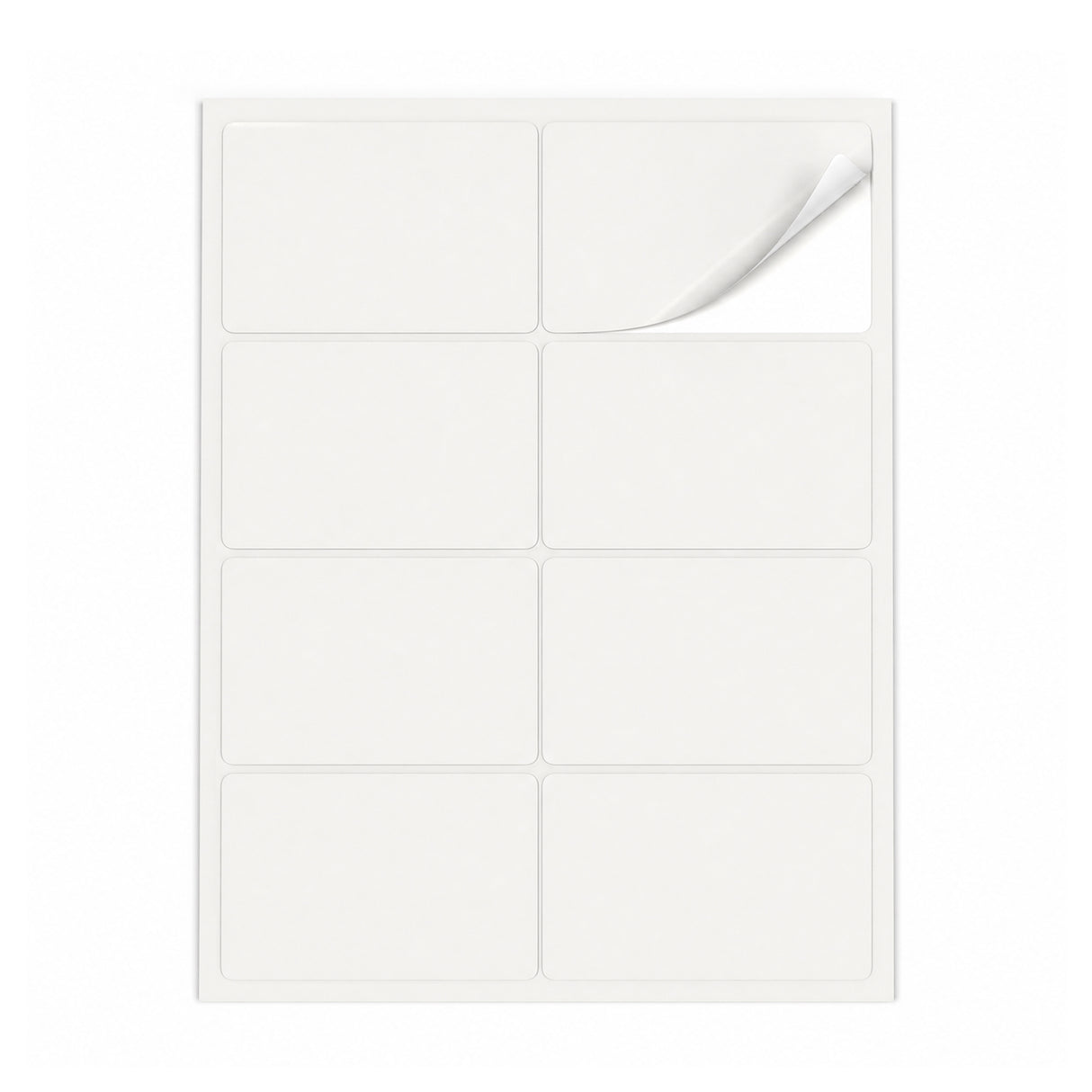 Packs de etiquetas brancas M - 100 folhas