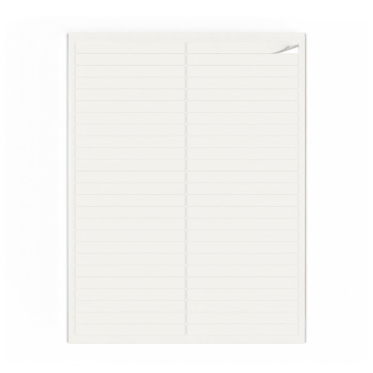 Packs de etiquetas brancas XS - 100 folhas