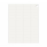 Packs de etiquetas brancas XS - 100 folhas