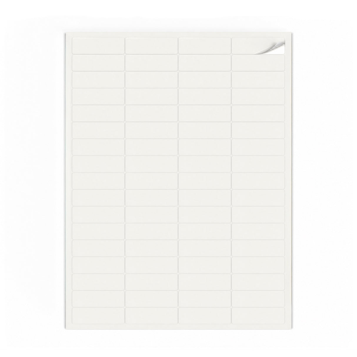Packs de etiquetas brancas XS - 100 folhas