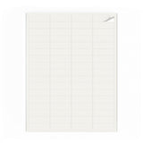 Packs de etiquetas brancas XS - 100 folhas