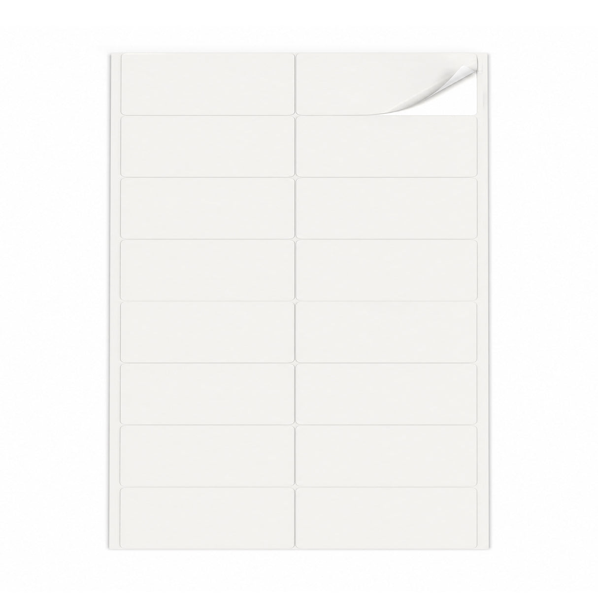 Packs de etiquetas brancas M - 100 folhas