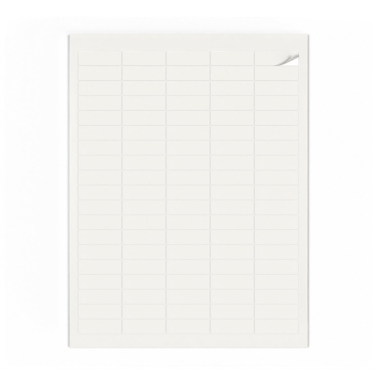 Packs de etiquetas brancas XS - 100 folhas
