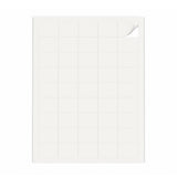 Packs de etiquetas brancas XS - 100 folhas
