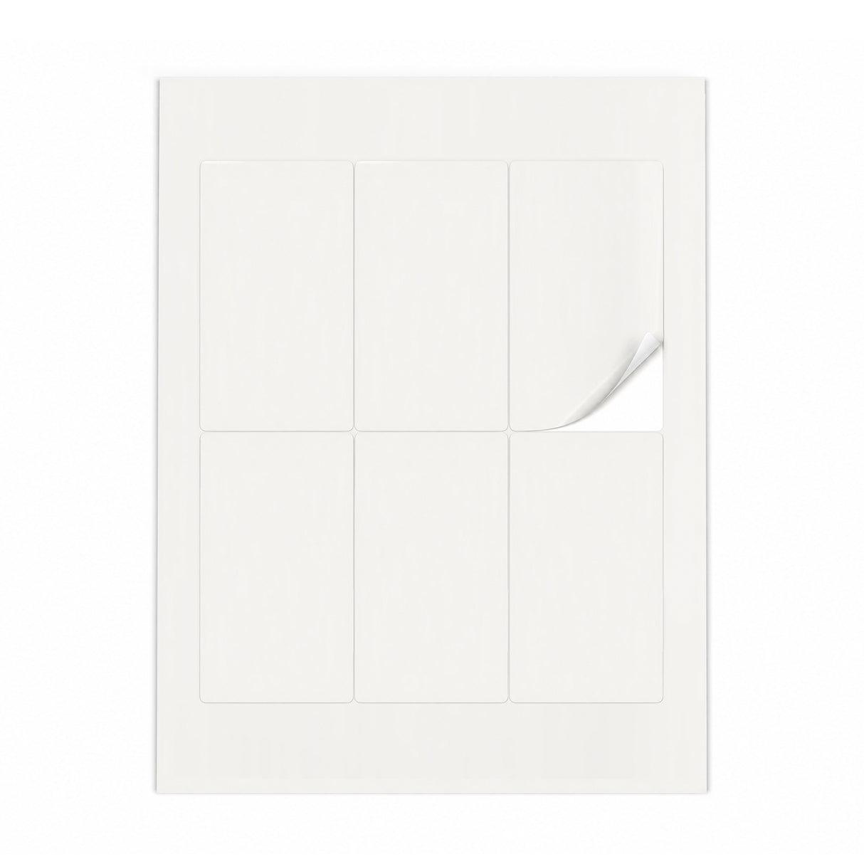 Packs de etiquetas brancas ML - 100 folhas