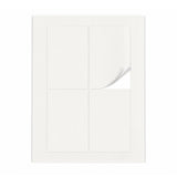 Packs de etiquetas brancas ML - 100 folhas