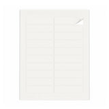 Packs de etiquetas brancas S - 100 folhas