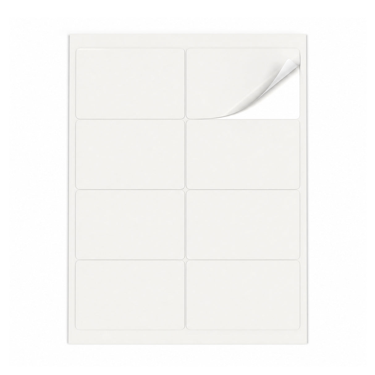 Packs de etiquetas brancas ML - 100 folhas