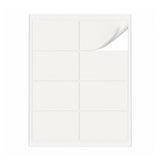 Packs de etiquetas brancas ML - 100 folhas