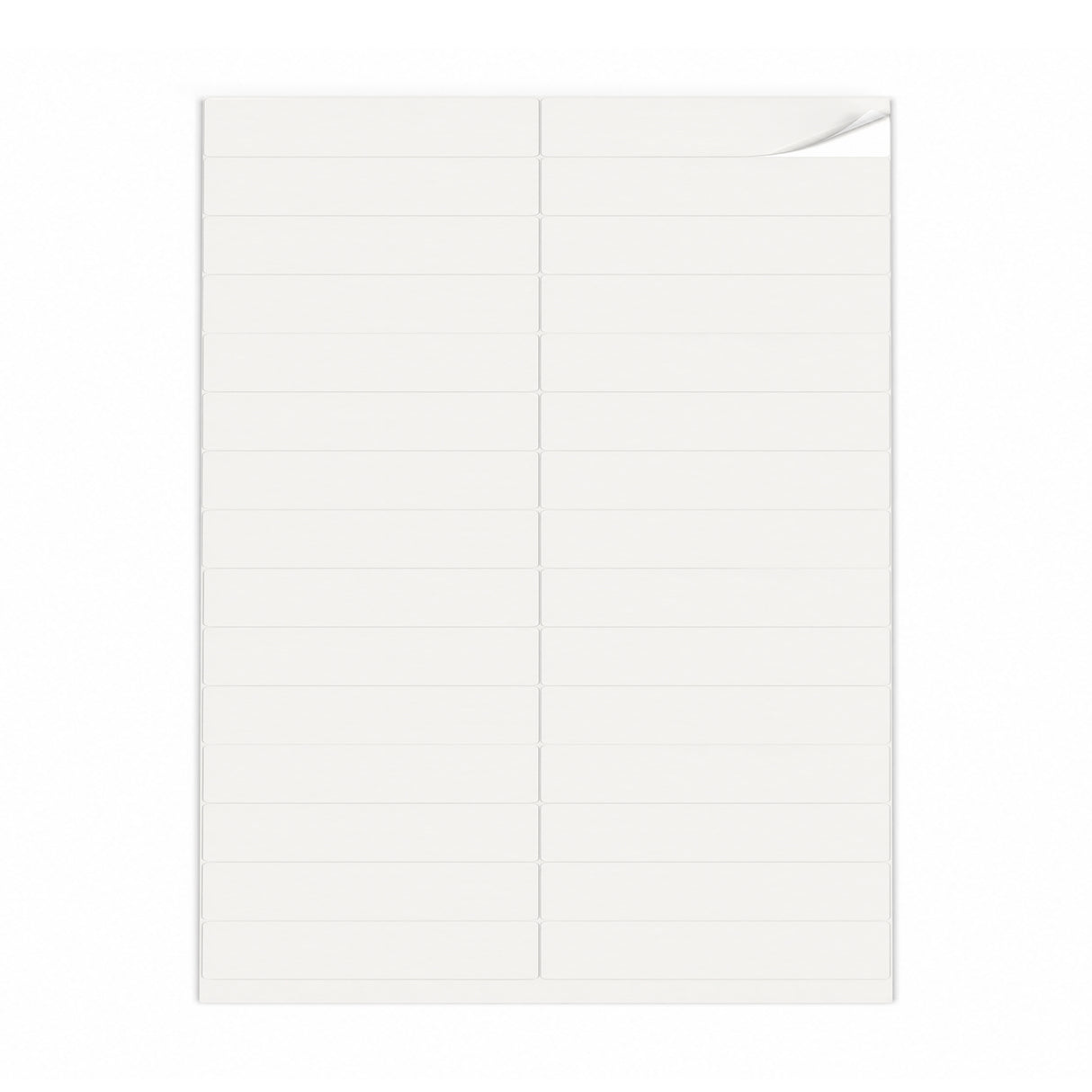 Packs de etiquetas brancas S - 100 folhas
