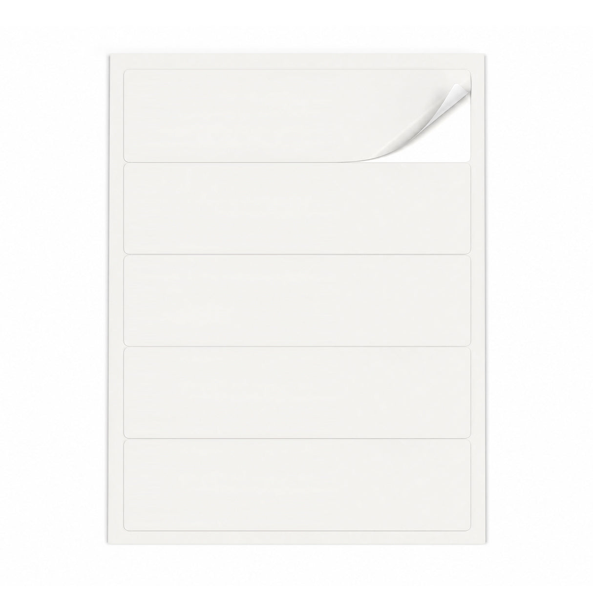 Packs de etiquetas brancas L - 100 folhas