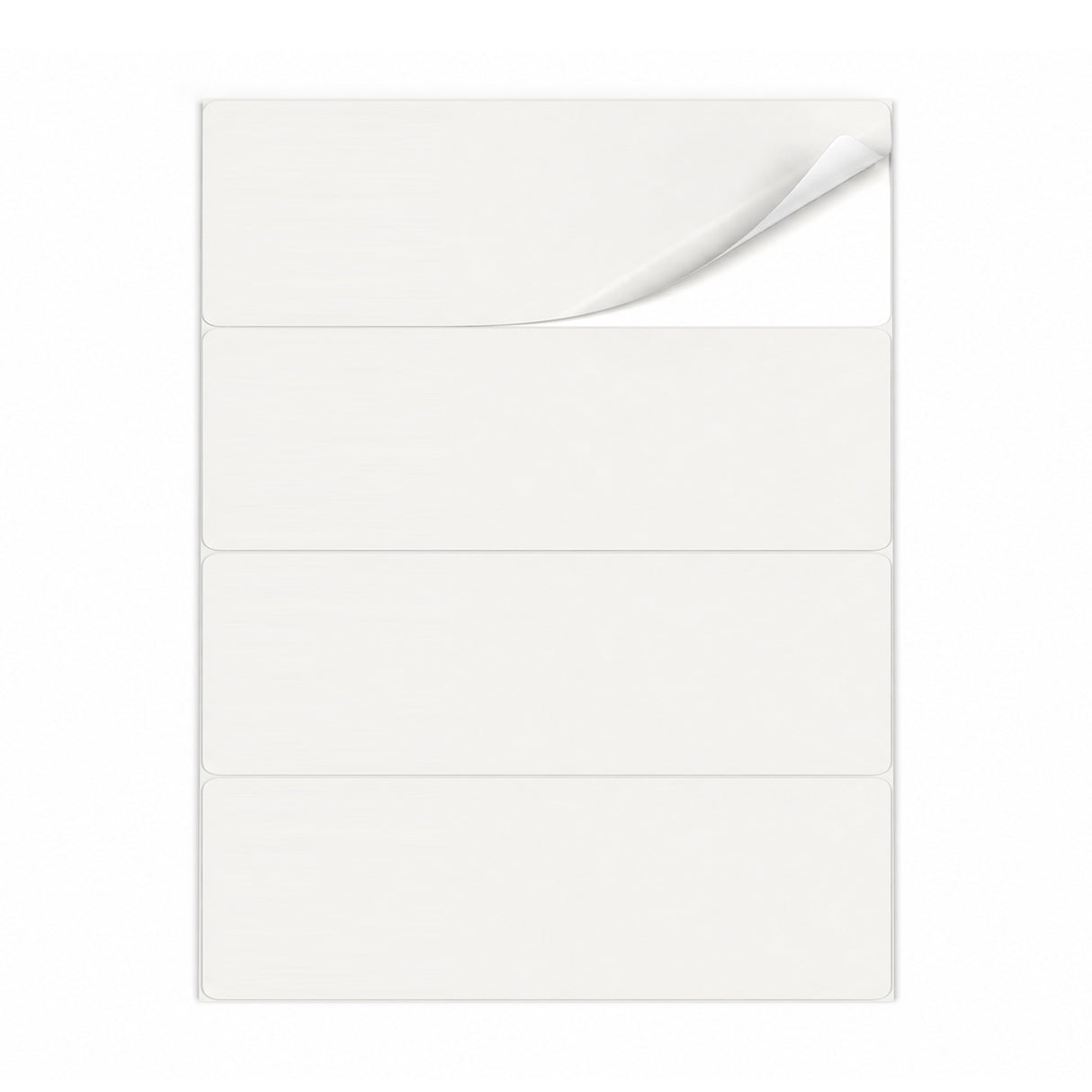 Packs de etiquetas brancas L - 100 folhas