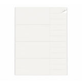 Packs de etiquetas brancas L - 100 folhas